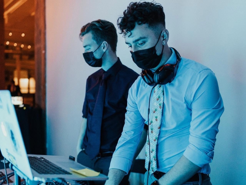 Image of Orion Entertainment (Seattle DJs), creating exceptional musical experiences for a dream wedding!